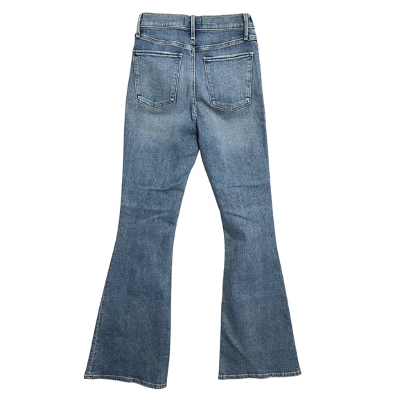 Abercrombie & Fitch Flare Jeans 26 2R Blue Excellent High Rise Medium Wash Boho - Picture 2 of 7